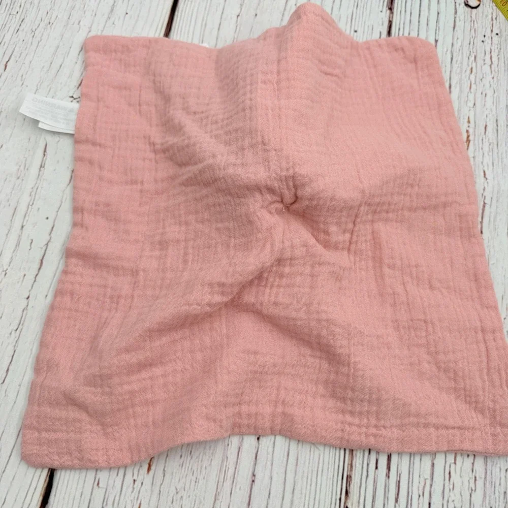 Carter's Child of Mine Pink Bunny Muslin Lovey Security Blanket‎ CM01547-1SZ-WMT